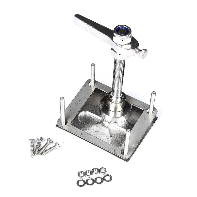 Mxeol Boat Cam Latch Marine Hatch Latches Flush Turning Lock Lift Handle Stainless Steel W/Fasteners - Image 4